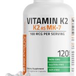 Bronson Vitamin K2 as MK-7 Menaquinone 100 mcg Non-GMO, 120 Capsules