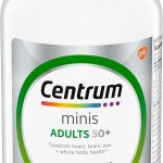 Centrum Minis Silver Multivitamin Tablet for Adults 50 Plus, Multimineral Supplement, Vitamin D3, B-Vitamins, Gluten Free, Non-GMO Ingredients, Supports Memory and Cognition in Older Adults - 320 Ct