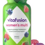 Vitafusion Womens Multivitamin Gummies, Berry Flavored Daily Vitamins for Women with Vitamins A, C, D, E, B-6 and B-12, 150 Count, 75 Day Supply, 150 Count