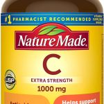 Nature Made Extra Strength Vitamin C 1000 mg, Dietary Supplement for Immune Support, 100 Tablets, 100 Day Supply
